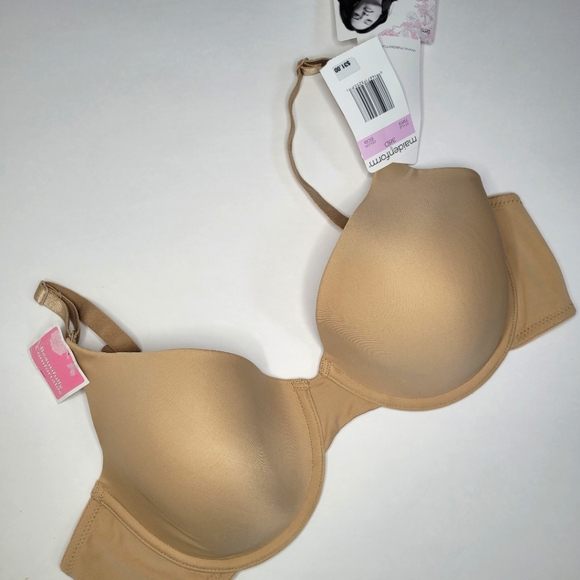 Warner's Tan Plunge Seamless Bra - Picture 1 of 11